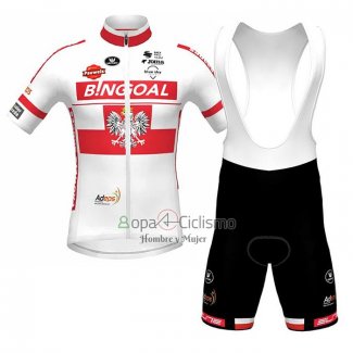 Allonie Bruxelles Ropa Ciclismo Culotte Corto 2021 Hombre Mangas Cortas Blanco