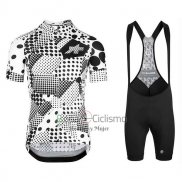 Assos Erlkoenig Ropa Ciclismo Culotte Corto 2020 Hombre Mangas Cortas Negro Blanco