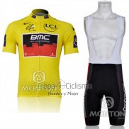 Bmc Lider Ropa Ciclismo Culotte Corto 2011 Hombre Mangas Cortas AMarillo