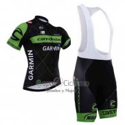 Cannondale Ropa Ciclismo Culotte Corto 2015 Hombre Mangas Cortas Verde y Negro