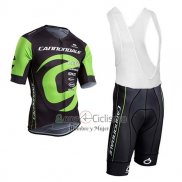 Cannondale Ropa Ciclismo Culotte Corto 2017 Hombre Mangas Cortas Verde y Negro