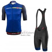 Castelli Ropa Ciclismo Culotte Corto 2021 Hombre Mangas Cortas Azul(1)