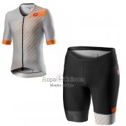 Castelli Ropa Ciclismo Culotte Corto 2021 Hombre Mangas Cortas Gris