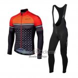 Nalini Ropa Ciclismo Culotte Largo 2020 Men Mangas Largas Naranja Negro