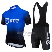 Ntt Pro Ciclismo Ropa Ciclismo Culotte Corto 2020 Mangas Cortas Negro Azul