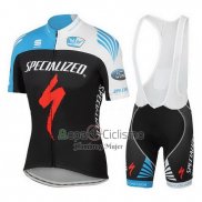 Specialized Ropa Ciclismo Culotte Corto 2016 Hombre Mangas Cortas Azur y Negro