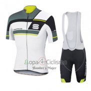 Sportful Ropa Ciclismo Culotte Corto 2016 Hombre Mangas Cortas Blanco y Gris