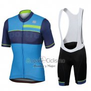 Sportful Ropa Ciclismo Culotte Corto 2018 Hombre Mangas Cortas Azul