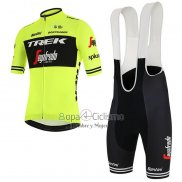 Trek Segafrojoo Ropa Ciclismo Culotte Corto 2019 Mangas Cortas Verde Negro