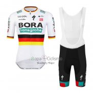 Bora-hansgrone Ropa Ciclismo Culotte Corto 2023 Mangas Cortas Blanco Rojo