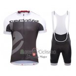 Castelli Cervelo Ropa Ciclismo Culotte Corto 2016 Hombre Mangas Cortas Blanco Gris