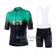 Castelli INEOS Ropa Ciclismo Culotte Corto 2019 Mangas Cortas Negro Verde