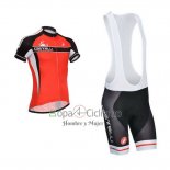 Castelli Ropa Ciclismo Culotte Corto 2014 Hombre Mangas Cortas Rojo y Negro