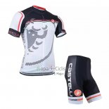 Castelli Ropa Ciclismo Culotte Corto 2020 Hombre Mangas Cortas Negro Blanco(2)