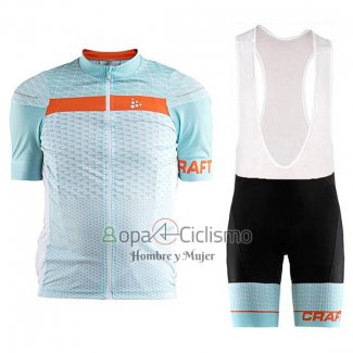 Craft Ropa Ciclismo Culotte Corto 2018 Hombre Mangas Cortas Route Azul Claro