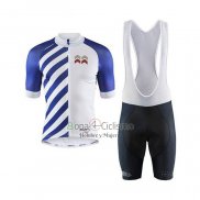 Craft Ropa Ciclismo Culotte Corto 2020 Hombre Mangas Cortas Azul Blanco