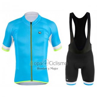 Giordana Plata Line Ropa Ciclismo Culotte Corto 2017 Hombre Mangas Cortas Azur