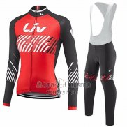 Liv Ropa Ciclismo Culotte Corto 2017 Mujer Mangas Cortas Rojo