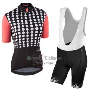 Nalini Optical Ropa Ciclismo Culotte Corto 2017 Mujer Mangas Cortas Negro y Naranja