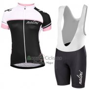 Nalini Ropa Ciclismo Culotte Corto 2017 Mujer Mangas Cortas Blanco y Negro