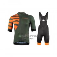 Nalini Ropa Ciclismo Culotte Corto 2021 Men Mangas Cortas Verde Naranja