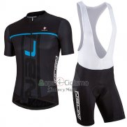 Nalini Speed Ropa Ciclismo Culotte Corto 2017 Men Mangas Cortas Negro y Azul