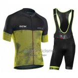 Northwave Ropa Ciclismo Culotte Corto 2018 Hombre Mangas Cortas Negro AMarillo