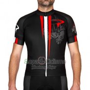 Pinarello Ropa Ciclismo Culotte Corto 2016 Hombre Mangas Cortas Rojo y Negro