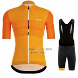 Rapha Ropa Ciclismo Culotte Corto 2020 Hombre Mangas Cortas Naranja