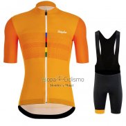 Rapha Ropa Ciclismo Culotte Corto 2020 Hombre Mangas Cortas Naranja