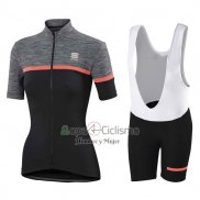 Sportful Ropa Ciclismo Culotte Corto 2017 Mujer Mangas Cortas Giara Negro