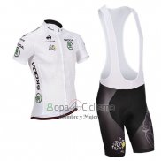 Tour DE Francia Ropa Ciclismo Culotte Corto 2014 Hombre Mangas Cortas Blanco