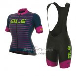 Ale R-ev1 Marina Ropa Ciclismo Culotte Corto 2017 Mujer Mangas Cortas Rosa y Negro