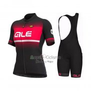 Ale Ropa Ciclismo Culotte Corto 2021 Mujer Mangas Cortas Rojo