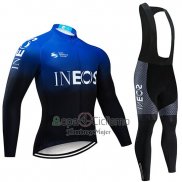 Castelli INEOS Ropa Ciclismo Culotte Largo 2019 Mangas Largas Negro Azul