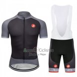 Castelli Ropa Ciclismo Culotte Corto 2018 Hombre Mangas Cortas Gris