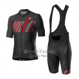 Castelli Ropa Ciclismo Culotte Corto 2020 Hombre Mangas Cortas Negro Gris Rojo