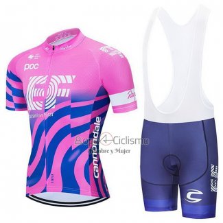 Ef Education First-drapac Ropa Ciclismo Culotte Corto 2020 Mangas Cortas Rosa Azul