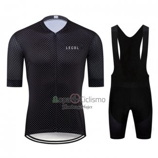 Le Col Ropa Ciclismo Culotte Corto 2020 Hombre Mangas Cortas Negro