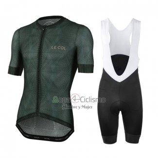 Le Col Ropa Ciclismo Culotte Corto 2020 Hombre Mangas Cortas Profundo Verde