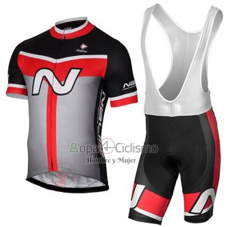 Nalini Navision Ropa Ciclismo Culotte Corto 2017 Men Mangas Cortas Negro y Gris