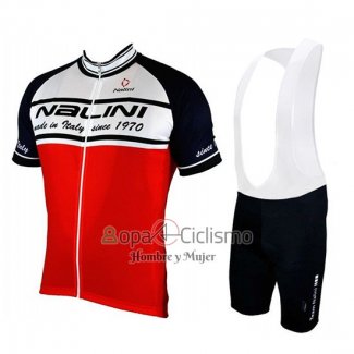 Nalini Ropa Ciclismo Culotte Corto 2019 Men Mangas Cortas Blanco Rojo Negro