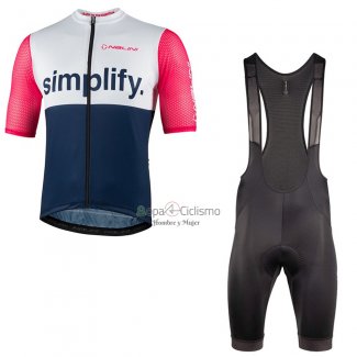 Nalini Ropa Ciclismo Culotte Corto 2022 Men Mangas Cortas Azul Rosa