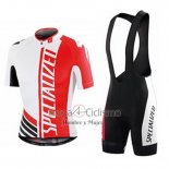 Specialized Ropa Ciclismo Culotte Corto 2015 Hombre Mangas Cortas Rojo y Blanco