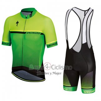 Specialized Ropa Ciclismo Culotte Corto 2018 Hombre Mangas Cortas AMarillo Verde Negro