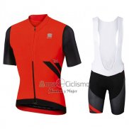 Sportful R&d Ultraskin Ropa Ciclismo Culotte Corto 2017 Hombre Mangas Cortas Rojo