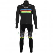 Uci Mondo Campione Trek Segafrojoo Ropa Ciclismo Culotte Largo 2020 Hombre Mangas Largas Negro