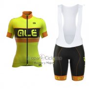 Ale Graphics Prr Bermuda Ropa Ciclismo Culotte Corto 2017 Mujer Mangas Cortas AMarillo