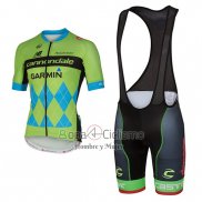 Cannondale Ropa Ciclismo Culotte Corto 2017 Hombre Mangas Cortas Verde y Azul