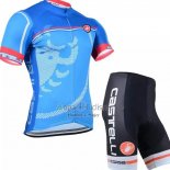 Castelli Ropa Ciclismo Culotte Corto 2020 Hombre Mangas Cortas Azul